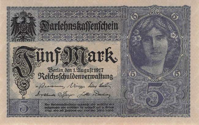 5 Mark 1917 Serie Q